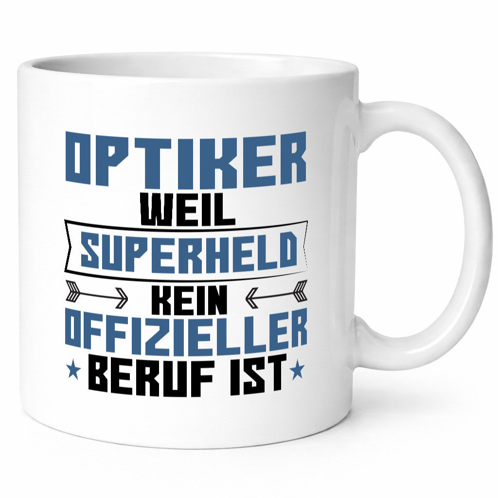 Superheld Optiker | Augenoptiker Geschenk Humor Geschenkidee lustiger Spruch