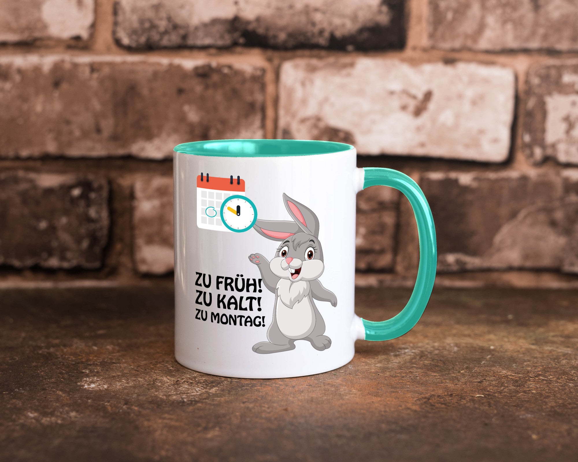 Kalter Montag Geschenkidee Humor Tasse