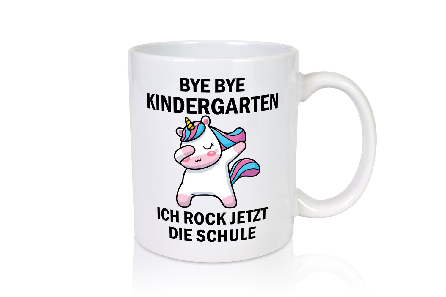 Tschüss Kindergarten | Rock jetzt die Schule Einhorn lustig Humor Geschenkidee