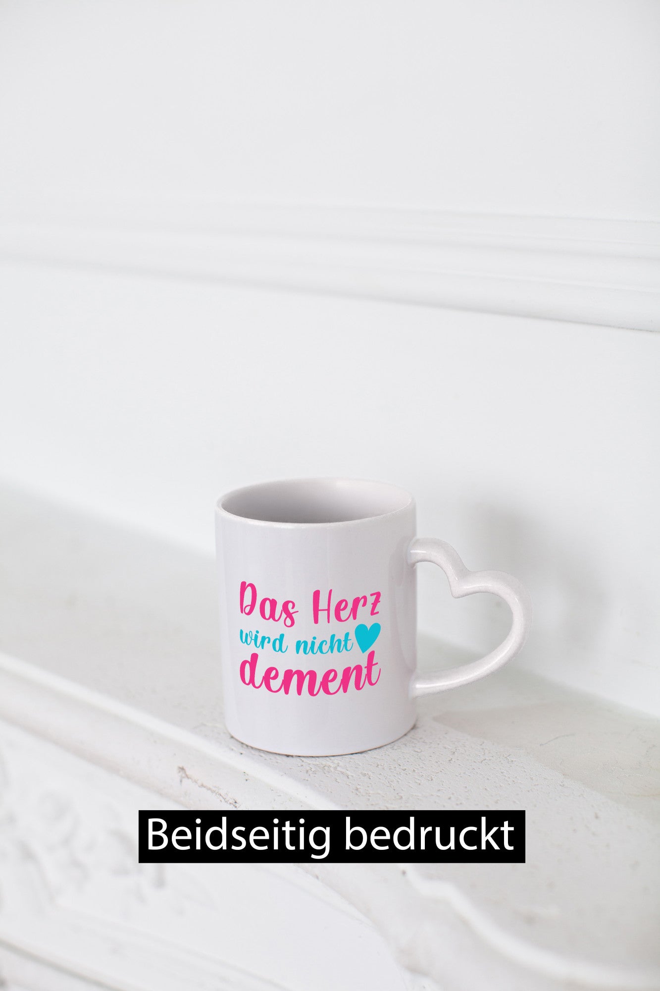 Herz wird nicht dement | lustig Humor Geschenkidee Geschenk Tasse