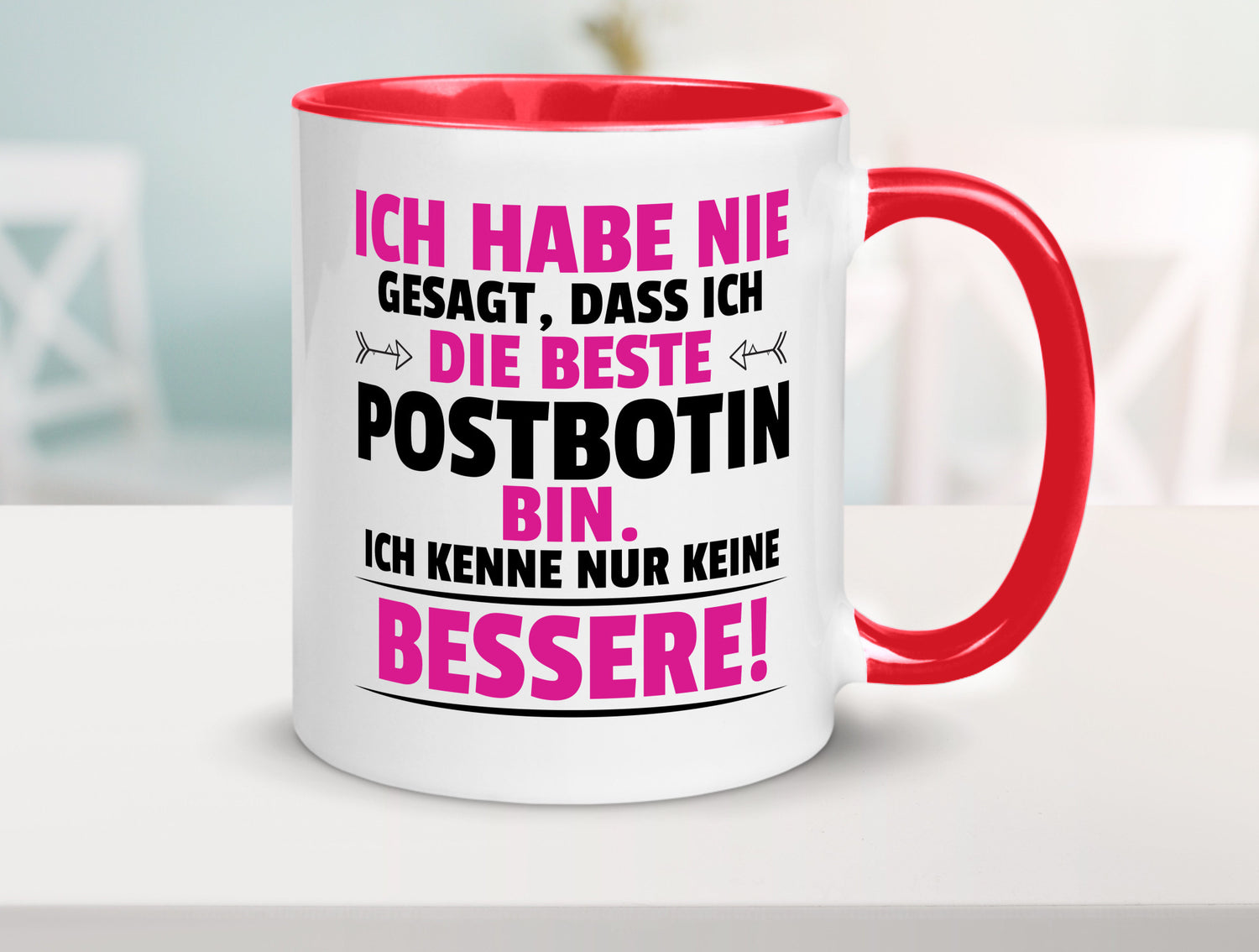 Die Beste Postbotin | Beruf Post Briefträger Geschenk Arbeit Kollegen Büro