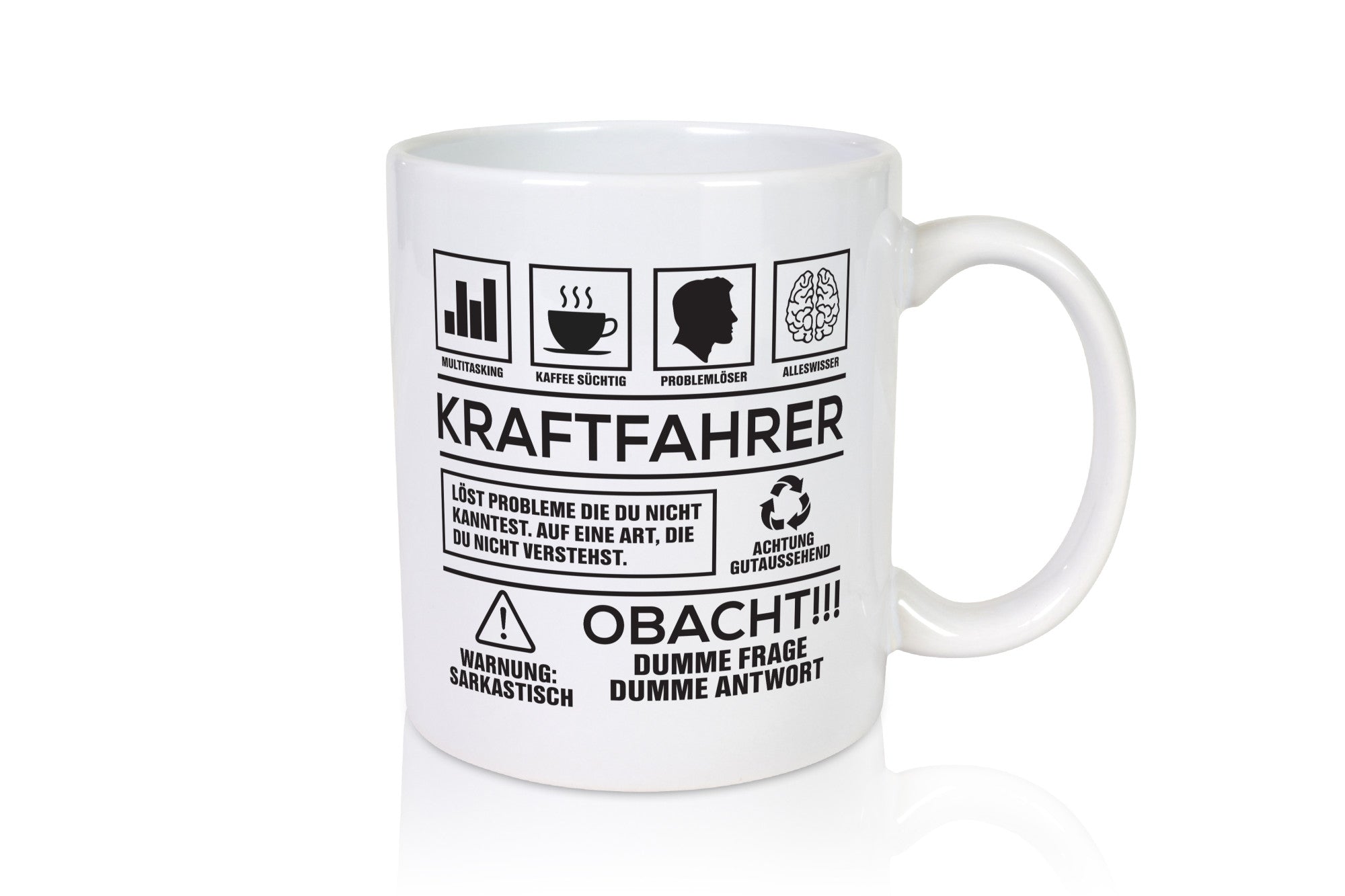 Achtung Probleme Kraftfahrer | Lastwagen LKW Fahrer lustiger Spruch Geschenk