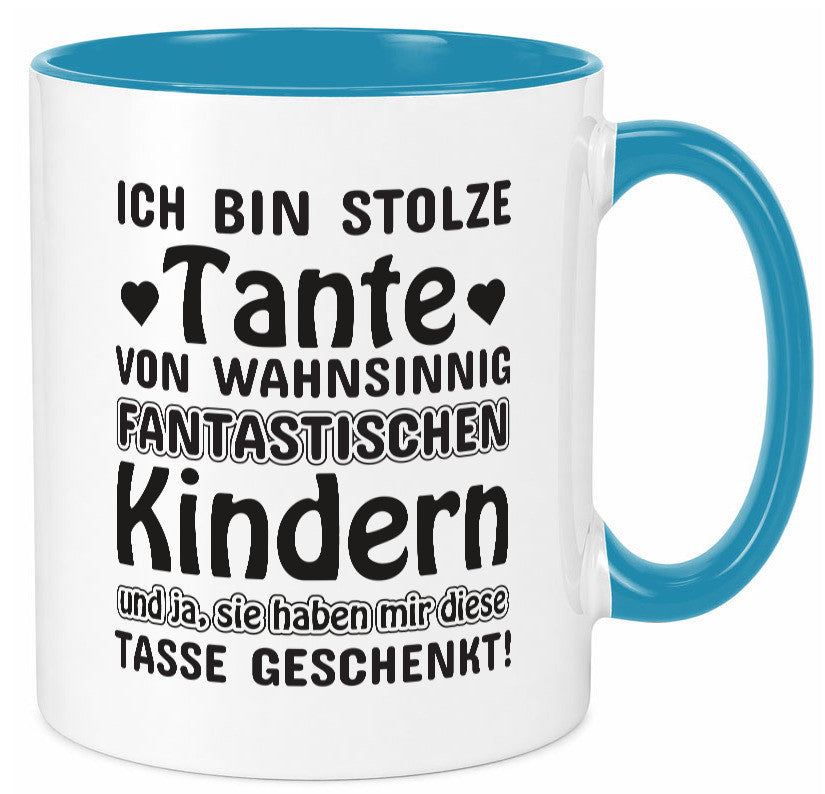 Stolze Tante | Spruch Tasse lustig Neffe Nichte lustiger Geschenk Humor