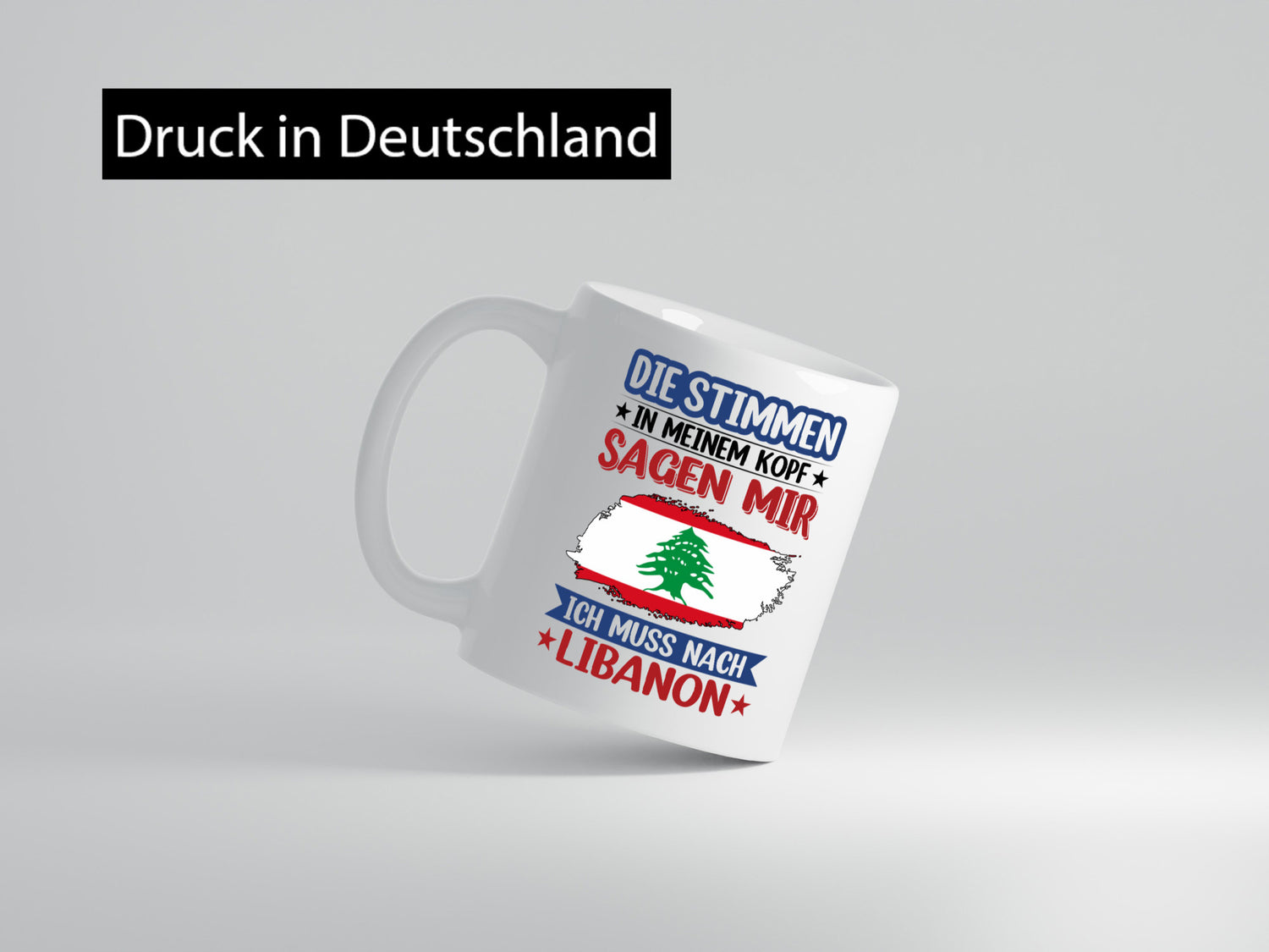 Libanon | Urlaub Stimmen in meinem Kopf Traumland lustig Humor Geschenkidee