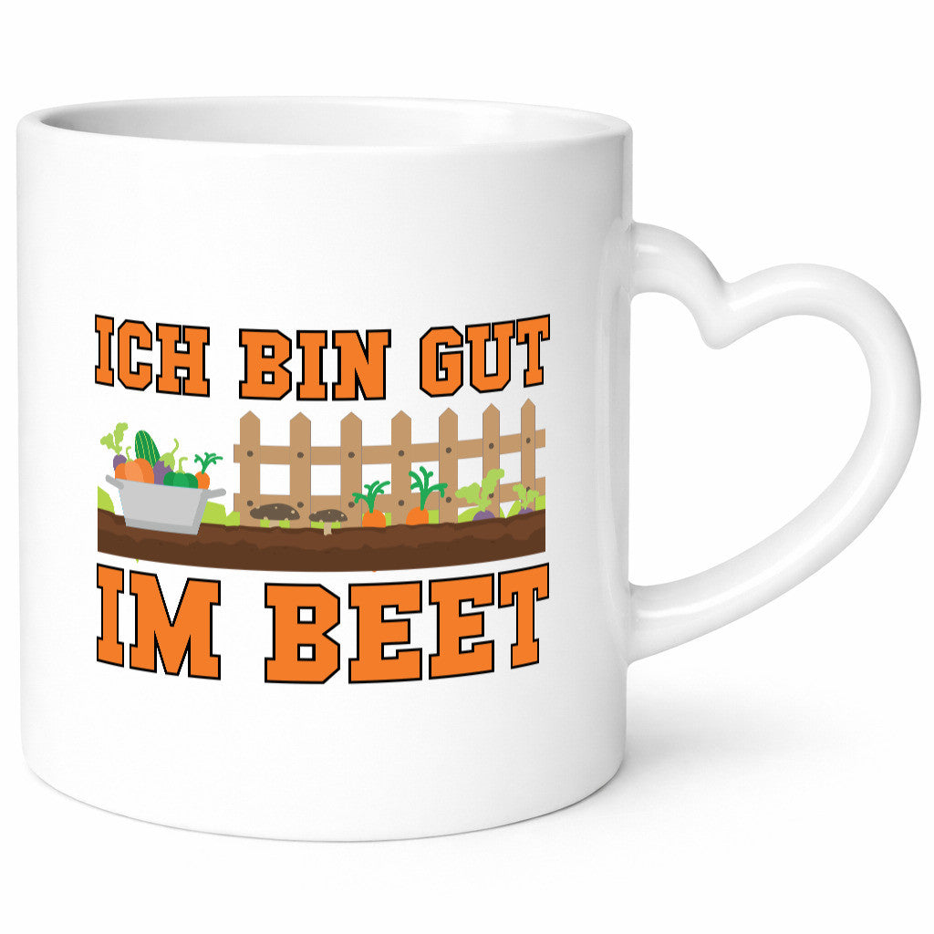 Gut im Beet | Gärtnern Pflanzen Zaun Gemüse Geschenk Humor Geschenkidee
