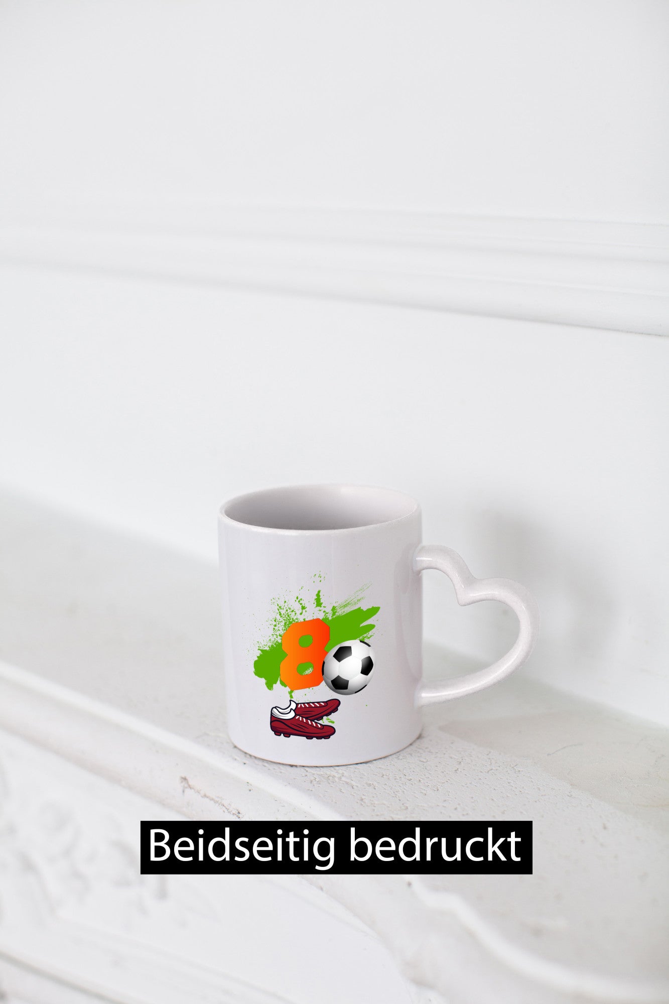 8. Geburtstag | Jungen Fußball Fußballspieler lustig Geschenkidee Geschenk Tasse