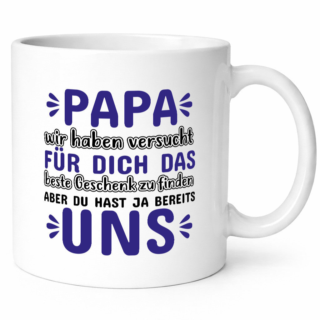 Papa Tasse | Spruch Vater Kinder Humor Vatertag Geschenk Familie Geschenkidee
