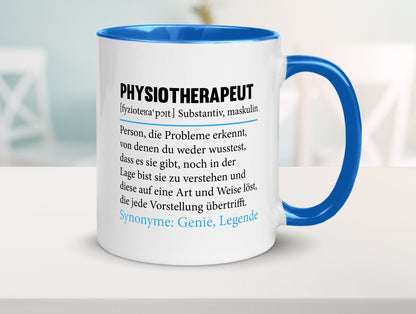 Physiotherapeut | Beruf Spruch Text lustig v2 Humor Arbeit Kollegen Büro