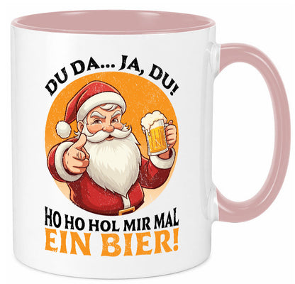 Hol mir mal ein Bier | Ugly Christmas Santa lustig Humor Geschenkidee Geschenk