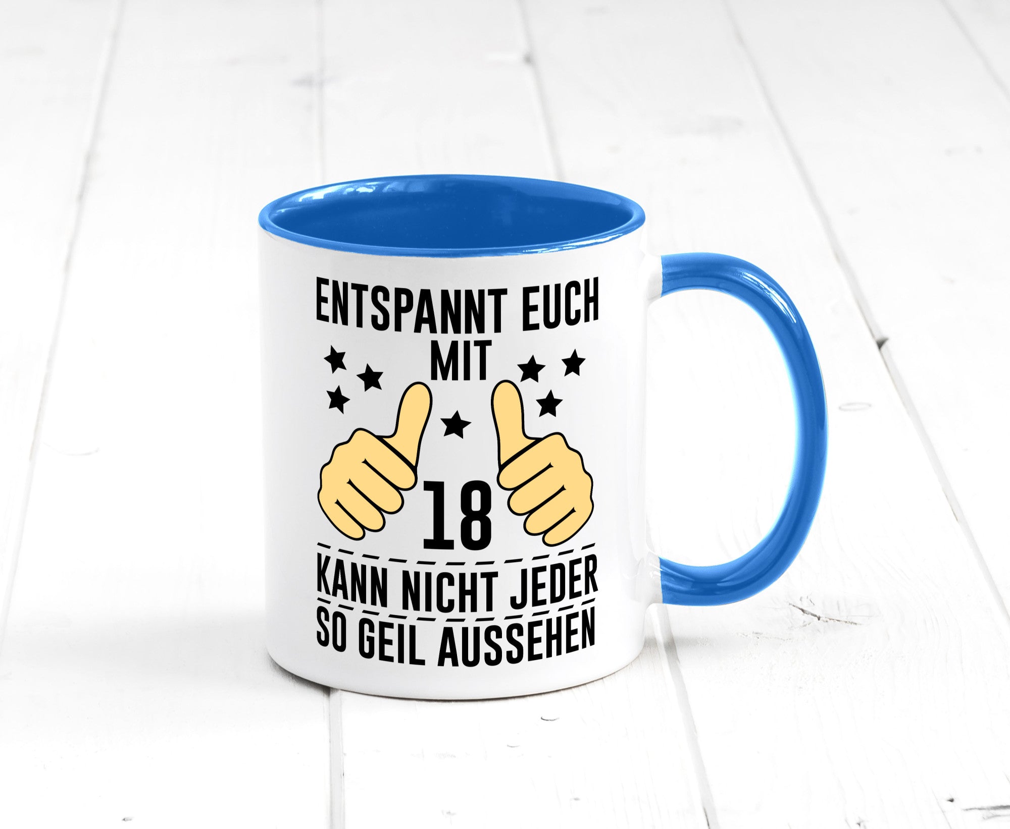 18. Geburtstag | 18 Jahre Geil aussehen Entspannt euch Geschenk Geschenkidee