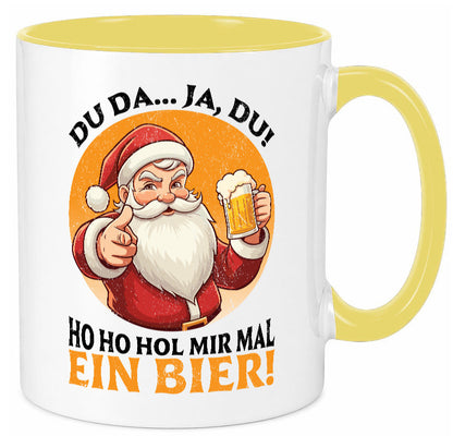 Hol mir mal ein Bier | Ugly Christmas Santa lustig Humor Geschenkidee Geschenk