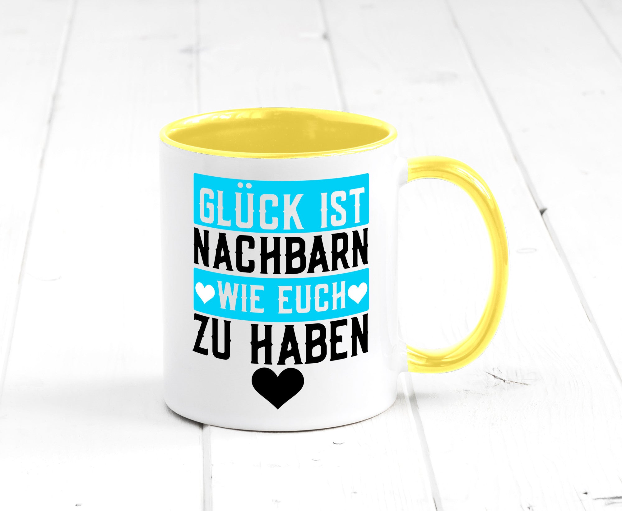 Nachbarn wie euch | Dankbarkeit Glück Nachbarschaft Geschenkidee Humor Tasse
