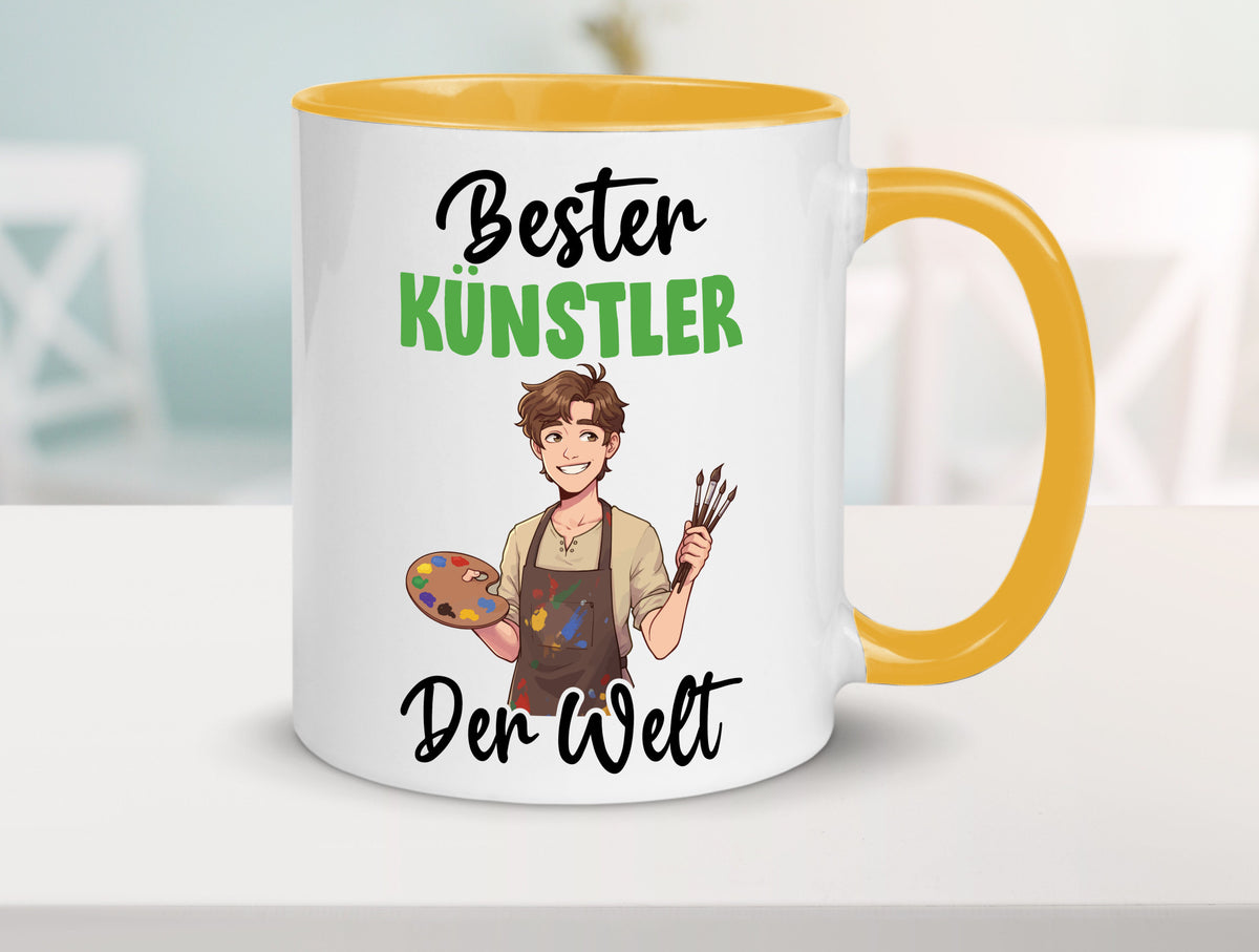 Bester Künstler | Kunst Geschenkidee Humor Tasse