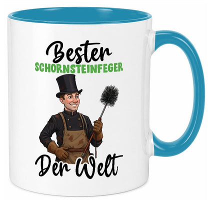 Bester Schornsteinfeger | Kaminkehrer lustig Humor Geschenkidee Geschenk Tasse
