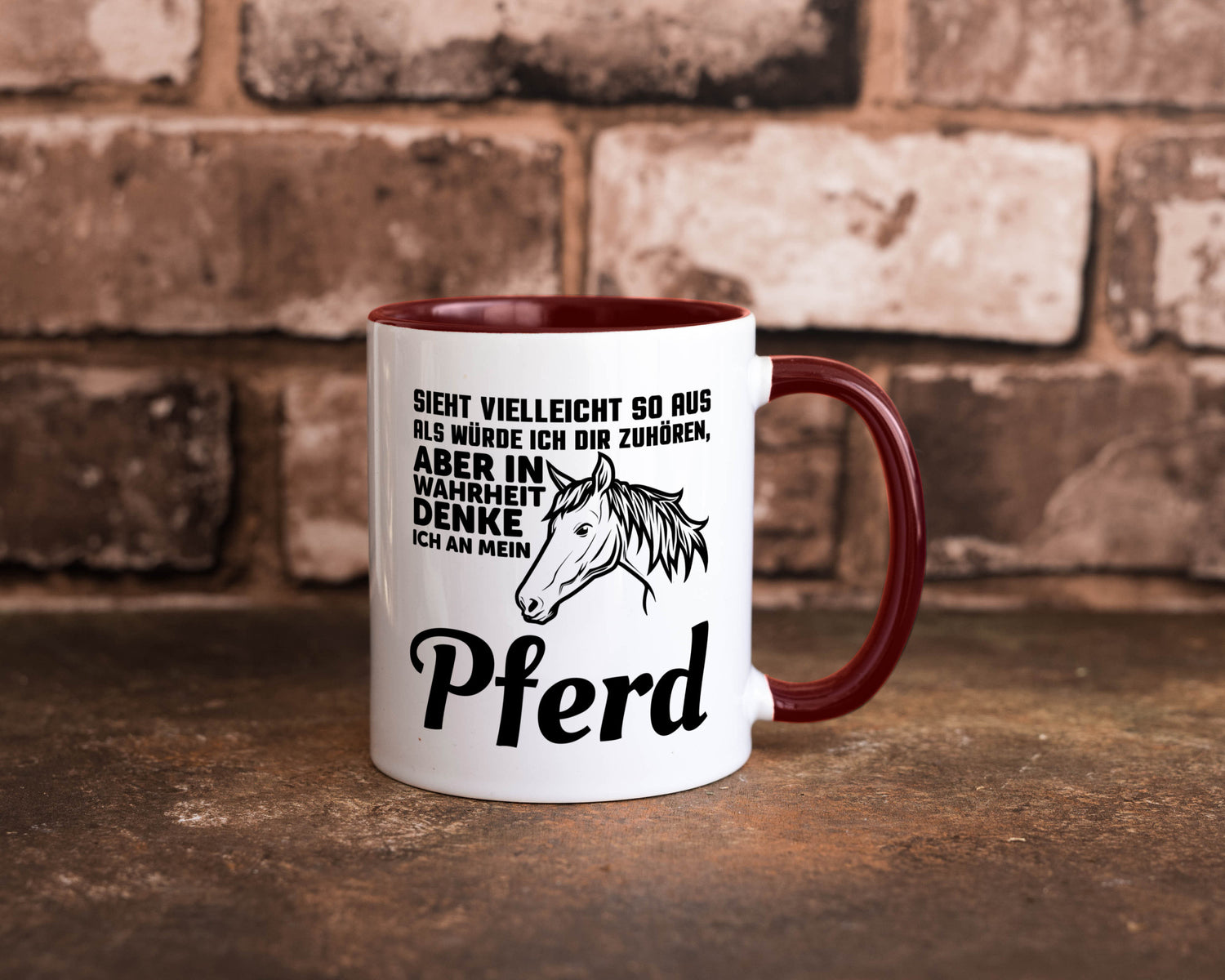 Pferde Spruch | Reiterin Tasse Pferdesport Reiten Humor Geschenkidee