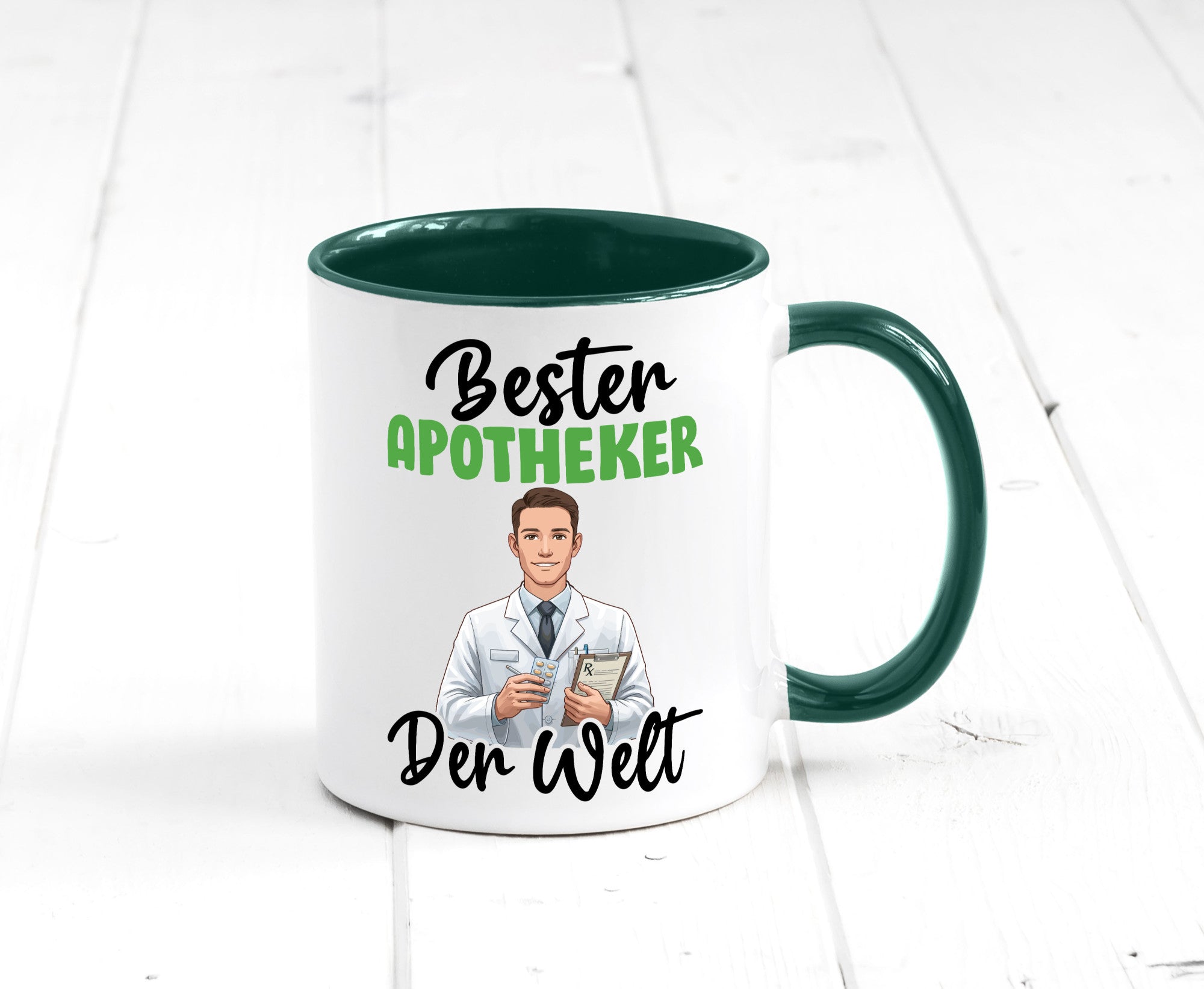 Bester Apotheker | Apotheke Pharmazie v2 Humor Geschenkidee Tasse