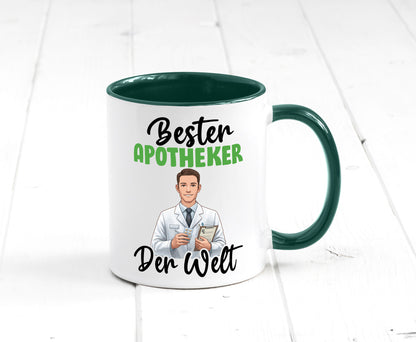 Bester Apotheker | Apotheke Pharmazie v2 Humor Geschenkidee Tasse