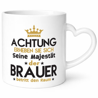 Seine Majestät Brauer | Bier Brauerei Humor Geschenkidee Tasse