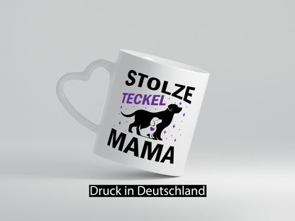 Stolze Teckel Mama | Hunde Muttertag Geschenkidee Familie Humor Tasse
