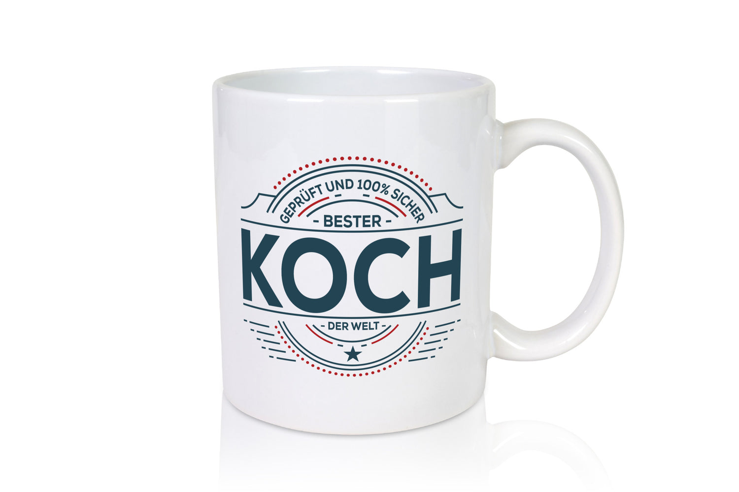 Geprüft und sicher: Koch | Chefkoch Geschenkidee Arbeit Kollegen Büro Humor