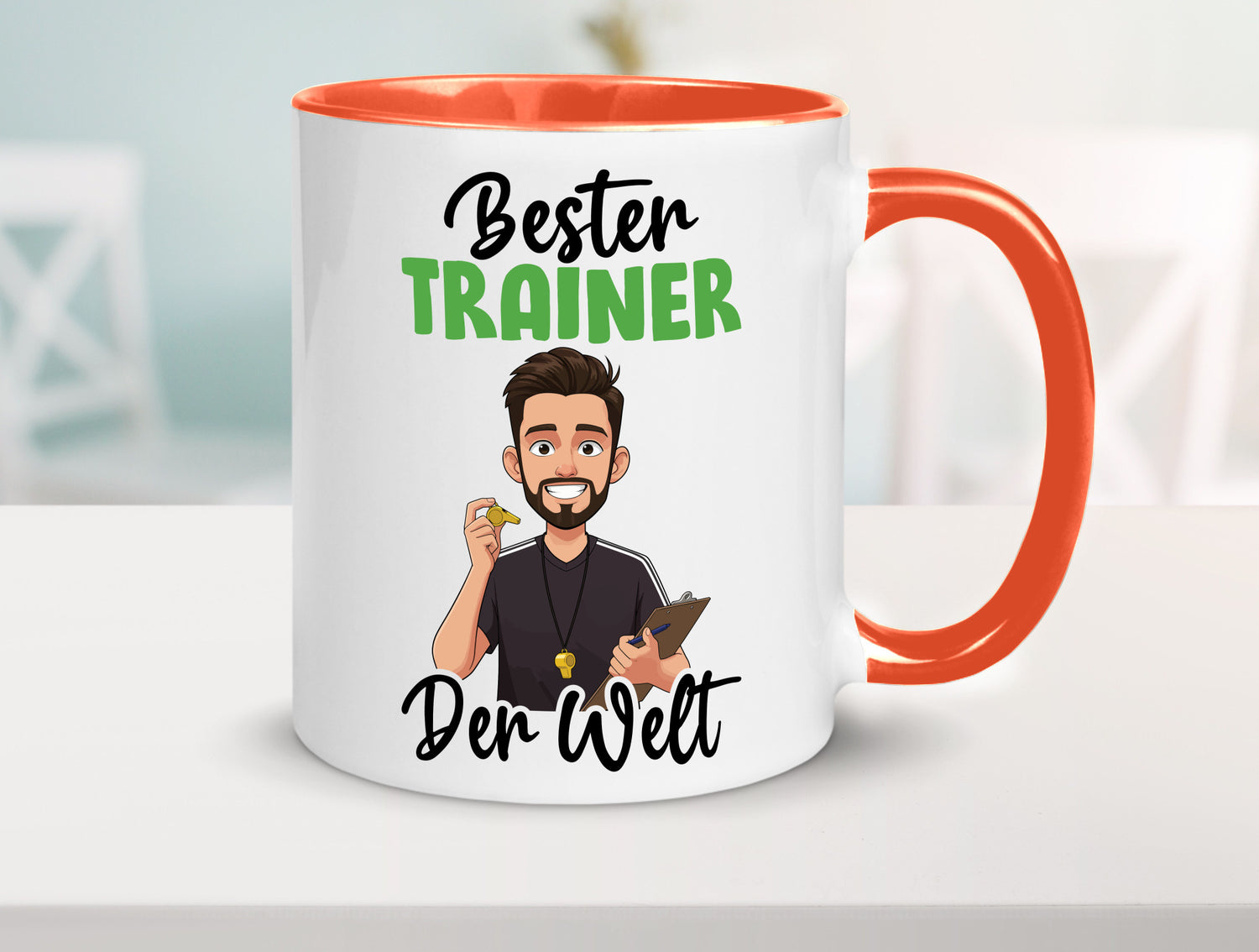 Bester Trainer | Verein Sport v2 Humor Geschenkidee Tasse