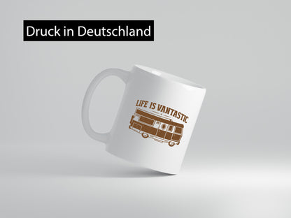 Life is Vantastic | Wohnmobil Humor Geschenkidee Tasse