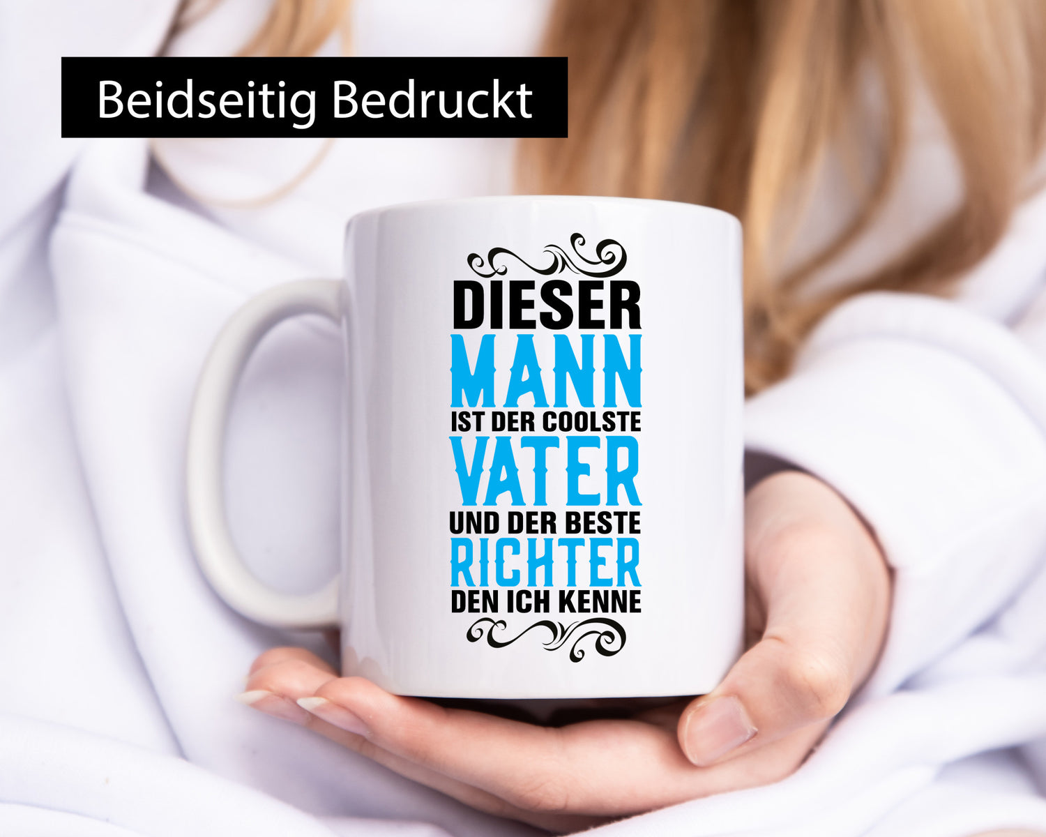 Der Beste Richter und Papa | Vatertag Vater lustiger Spruch Geschenk Familie