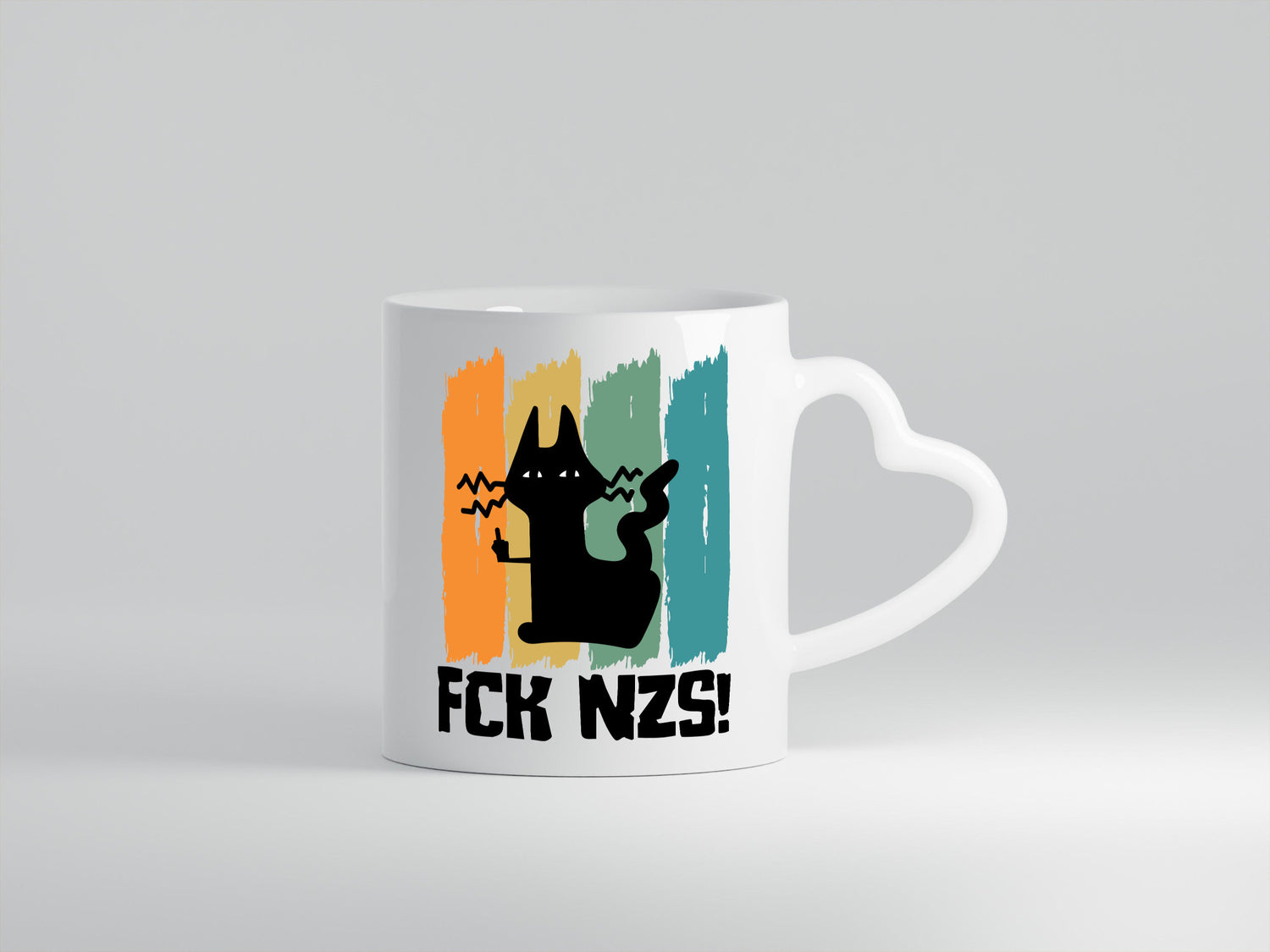 FCK NZS! | Katze Geschenkidee Tierliebhaber Humor Tasse