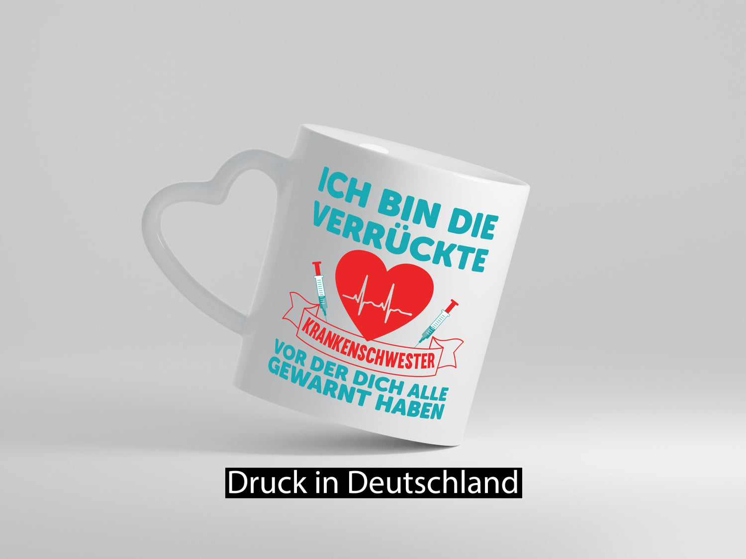 Verrückte Krankenschwester | Krankenhaus nurse Humor Geschenkidee Tasse
