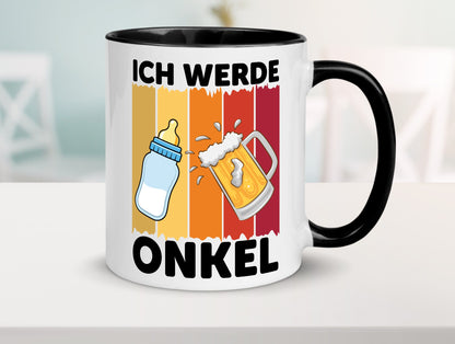 Ich werde Onkel | Patenonkel Schwangerschaft ankündigung v2 lustiger Spruch Tasse
