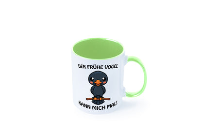 Der Frühe Vogel Humor Geschenkidee Tasse
