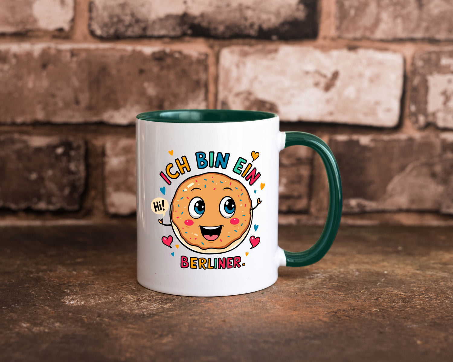 Ich bin ein Berliner | Krapfen Pfannkuchen Humor Geschenkidee Tasse