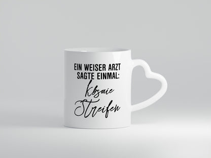 Weiser Arzt Tasse | unleserliche Schrift Ärzte Humor Geschenk Geschenkidee