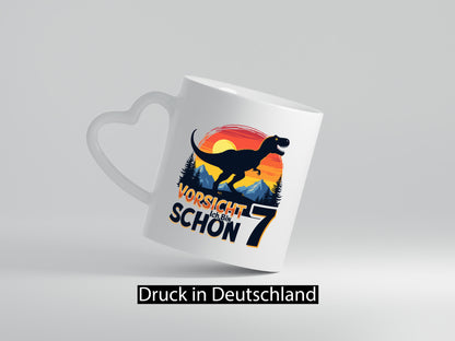 7. Geburtstag | 7 Jahre Dinosaurier v2 Geschenk Geschenkidee lustiger Spruch