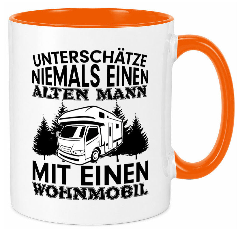 Alter Mann mit Wohnmobil | Männer Tasse Camping Geschenk Humor Geschenkidee