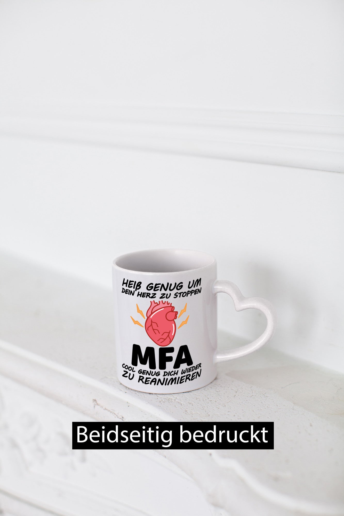 MFA Tasse | Herz Motiv Krankenpfleger Statement lustiger Spruch Geschenk Humor