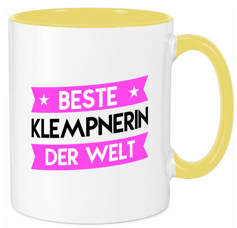 Beste Klempnerin | Klempnerinnen Geschenkidee Humor Tasse