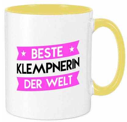 Beste Klempnerin | Klempnerinnen Geschenkidee Humor Tasse