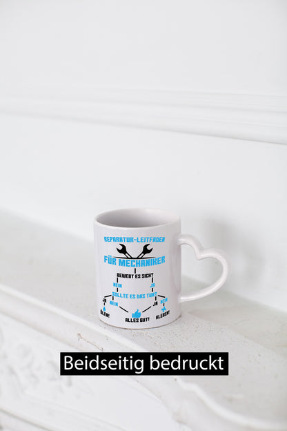 Mechaniker | Reparatur Autowerkstatt Ölen Kleben Geschenkidee Humor Tasse