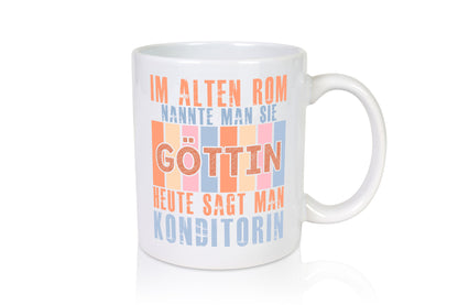 Heute sagt man: Konditorin | Konditorei lustiger Spruch Geschenk Humor
