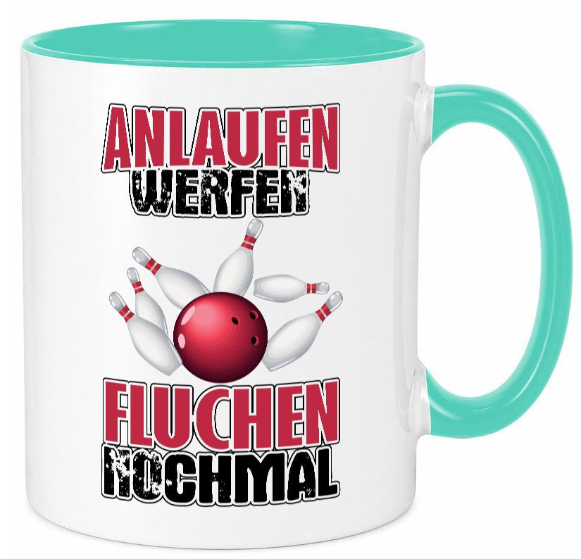 Bowling Tasse Geschenk Humor Geschenkidee lustiger Spruch