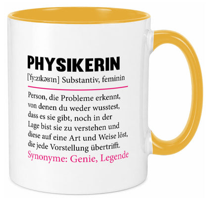 Physikerin | Spruch Physik Humor v2 Geschenkidee Tasse