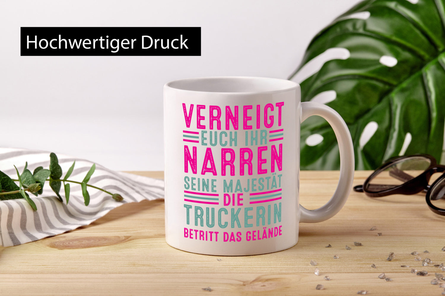 Verneigt euch: Truckerin | LKW Fahrerin Geschenk Humor Geschenkidee lustiger