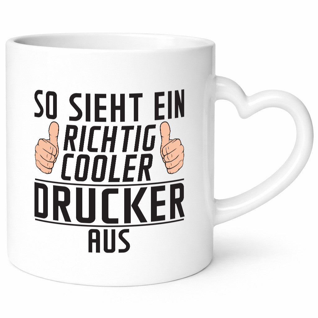 Richtig Cooler Drucker | Druckerei Print Medien Geschenk Humor Geschenkidee