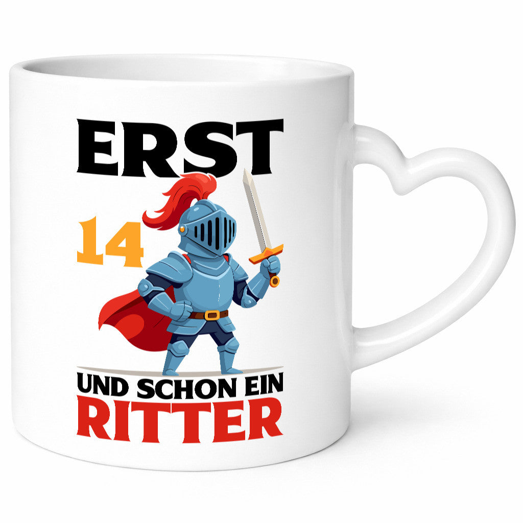 14. Geburtstag | 14 Jahre und schon ein Ritter Humor Geschenkidee Tasse