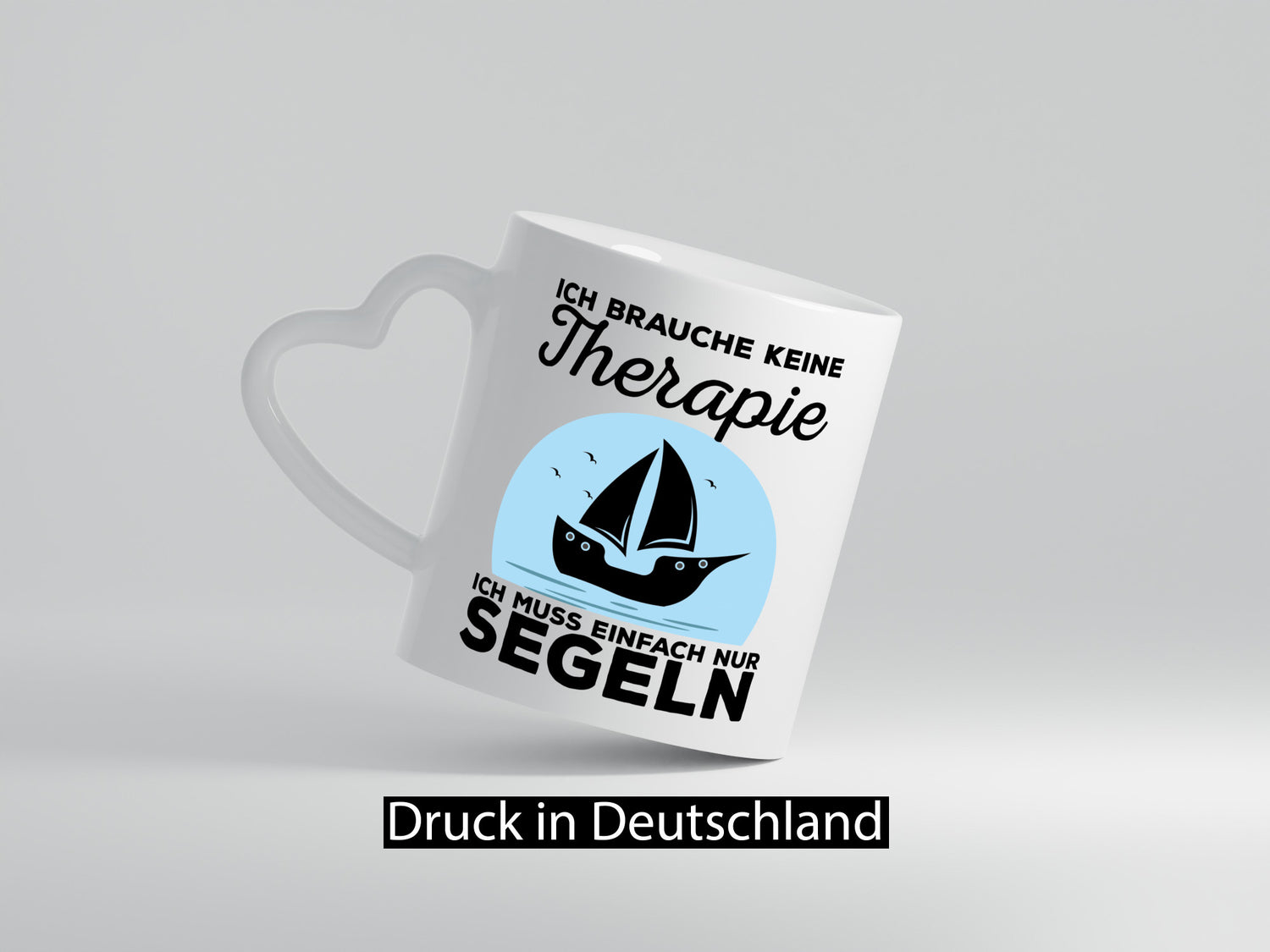 Einfach nur segeln | Segler Tasse Segelboot Therapie Geschenkidee Humor