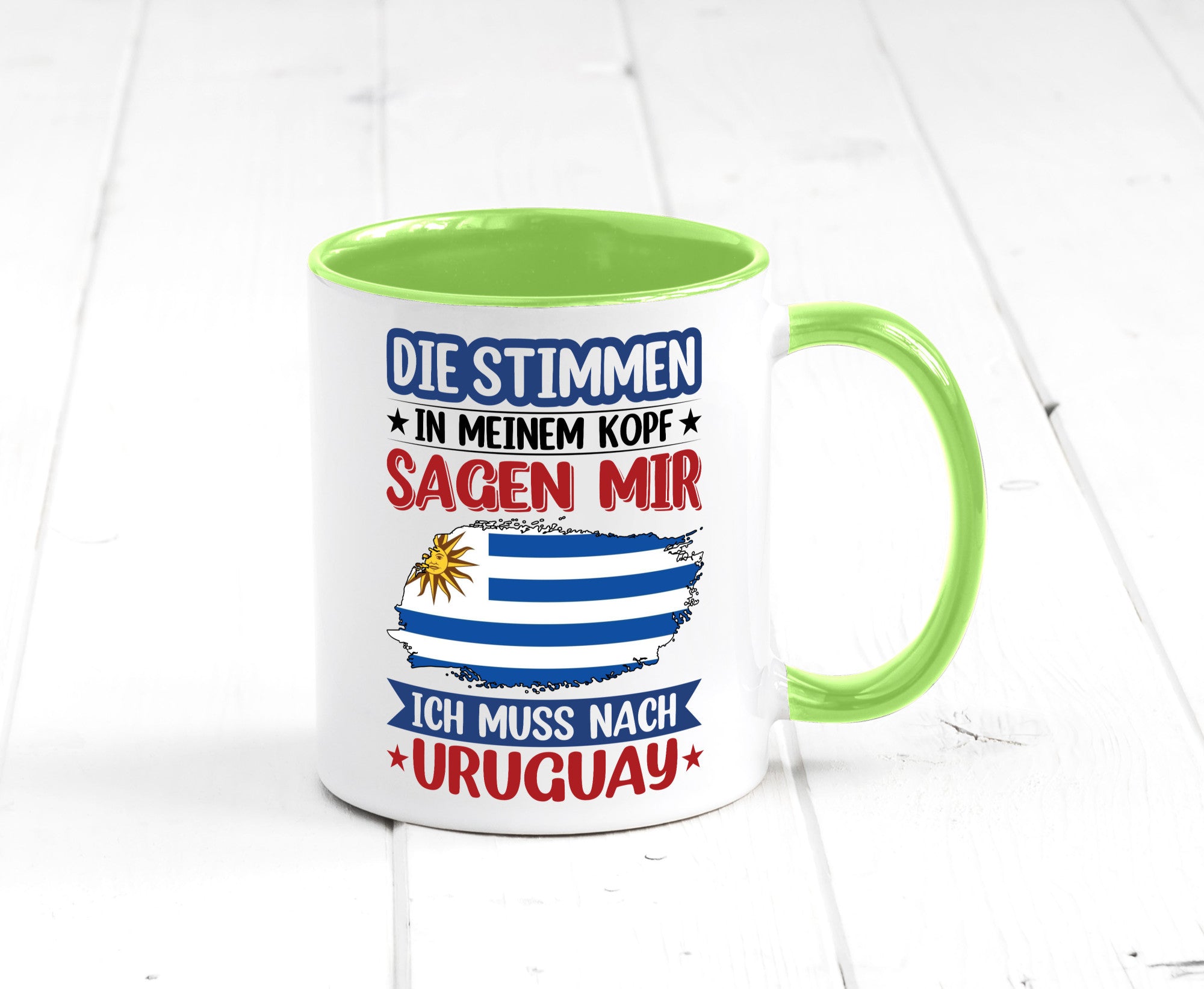 Uruguay | Urlaub Stimmen in meinem Kopf Traumland Geschenk Humor Geschenkidee