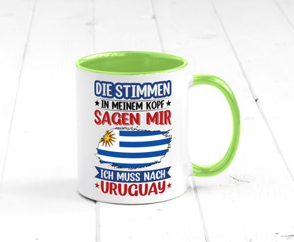 Uruguay | Urlaub Stimmen in meinem Kopf Traumland Geschenk Humor Geschenkidee
