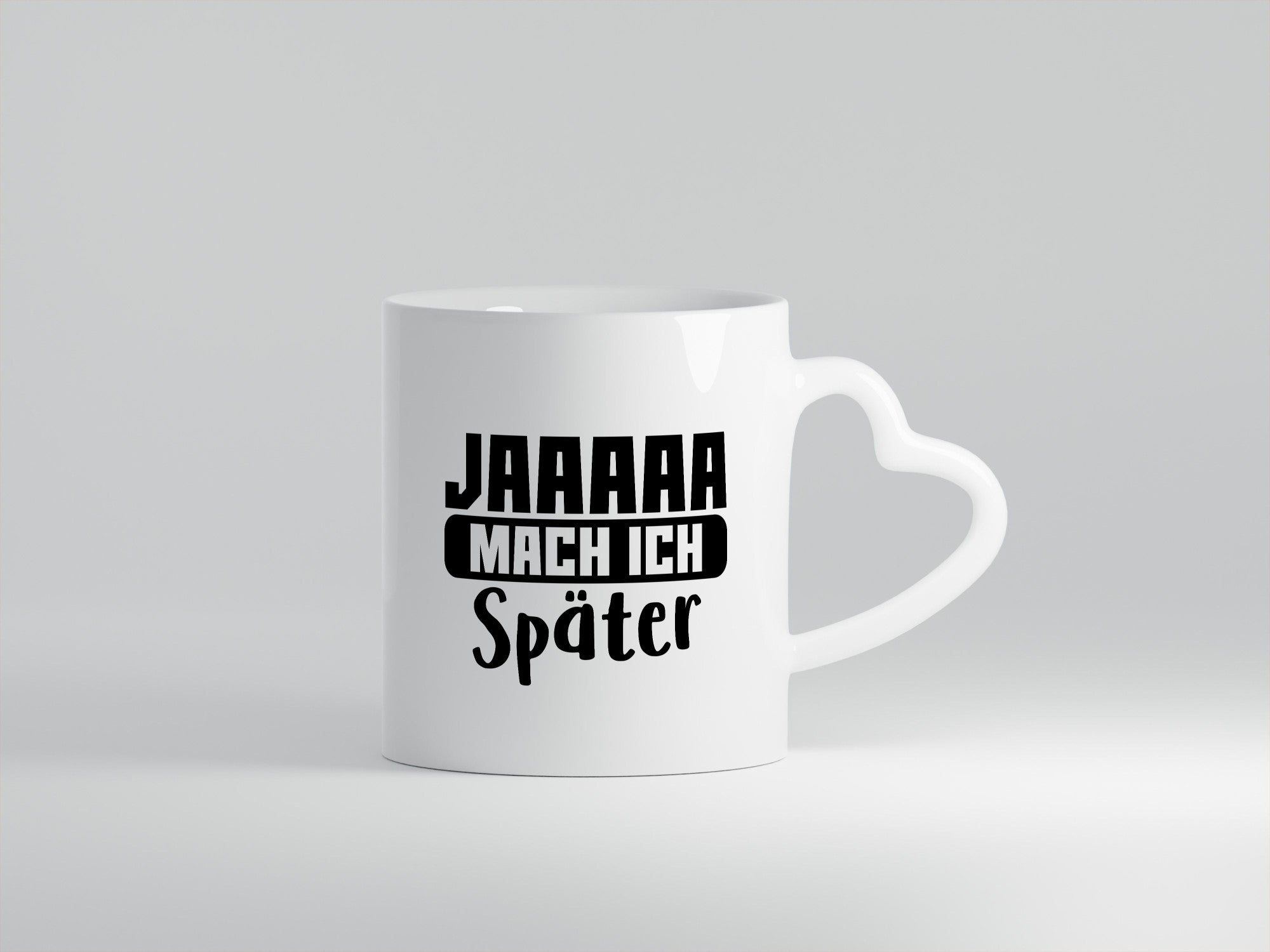Mach ich später | Teenager lustiger Spruch Aufschieben Humor Geschenkidee Tasse