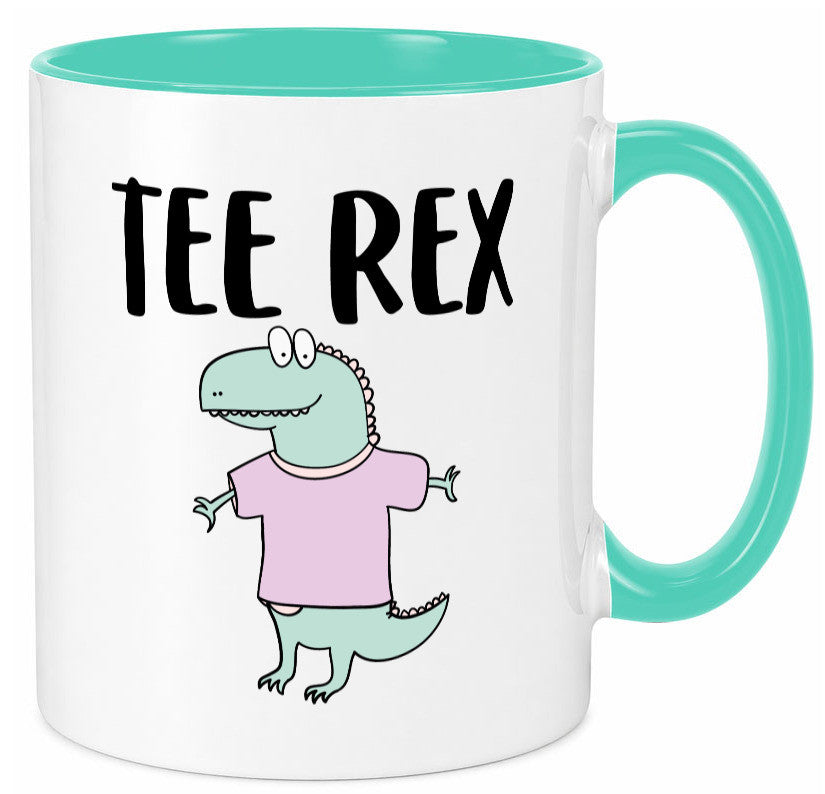 Tee Rex | Becher Dinosaurierer Teetrinker Geschenk Humor Geschenkidee lustiger Tasse